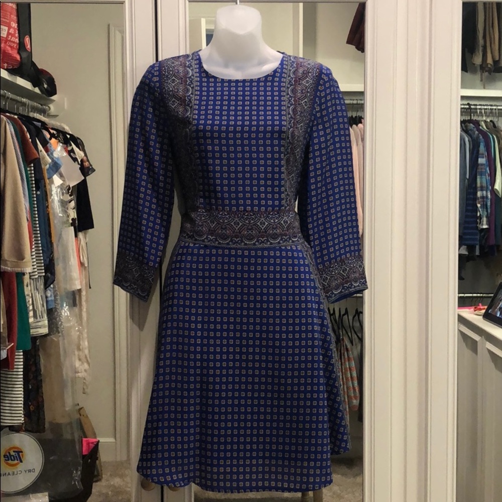 Madewell silk spring dress size XS